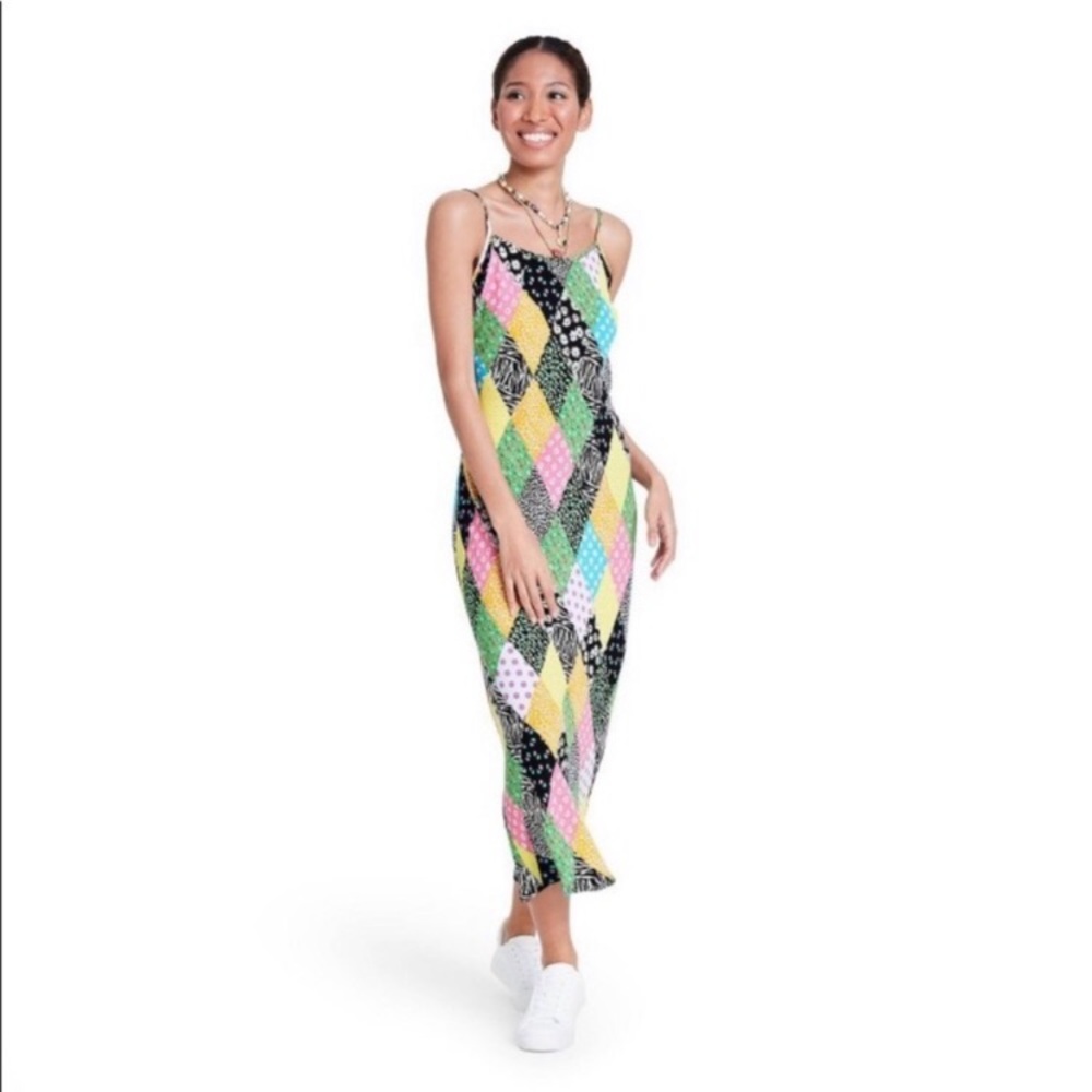 NWT RIXO X TARGET PATCHWORK DRESS SMALL